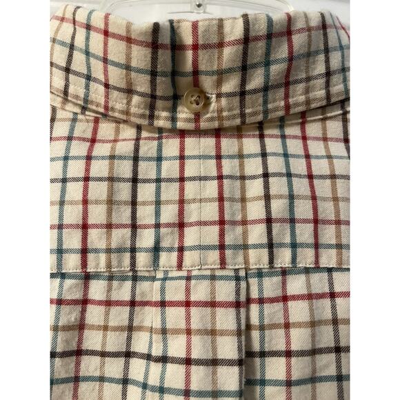 Ralph Lauren Button Down Shirt Mens XL/TG 100% Cotton Long Sleeve Multi Check - Picture 3 of 10